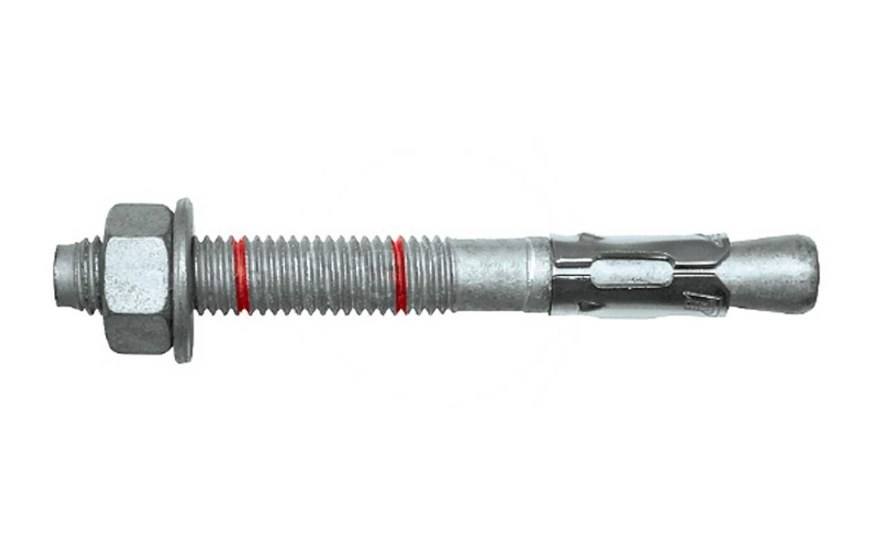 Анкер-болт с гайкой и шайбой по DIN 125A (нерж. сталь) АМТ 10х120