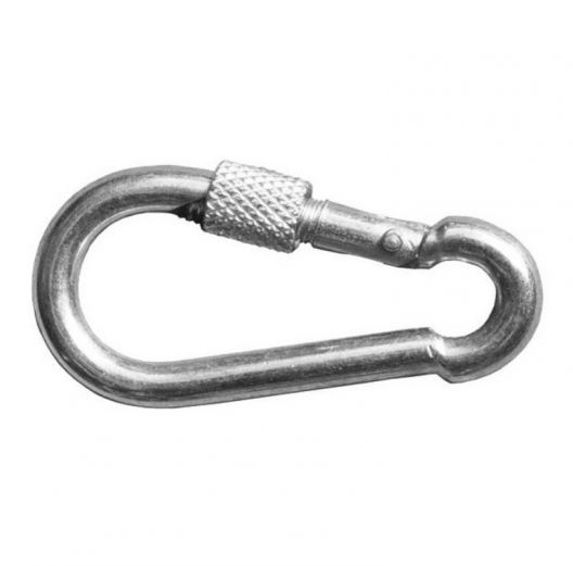 Карабин пожарный с фиксатором (DIN 5299D)  d4