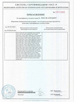 Сертификат на Винт установочный с плоским концом 45Н DIN 913 2